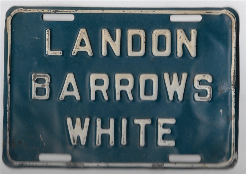Landon, Barrows, White Maine Coattail License