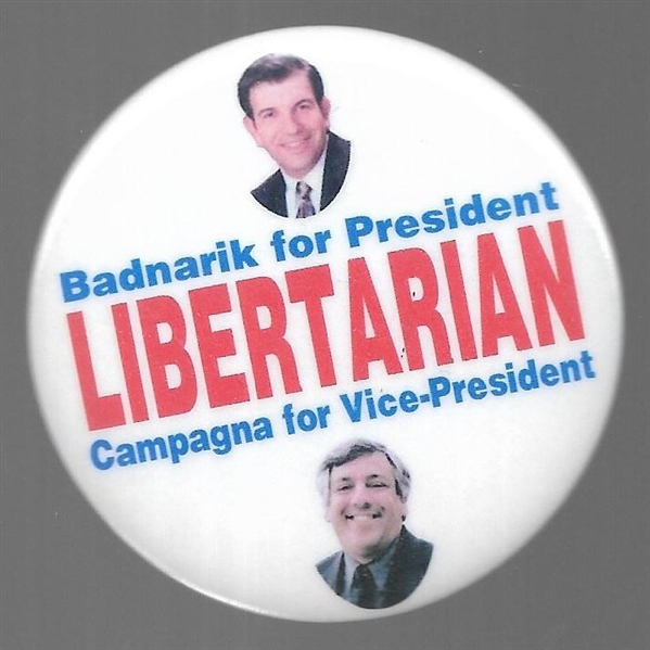 Badnarik, Campagna Libertarian Party