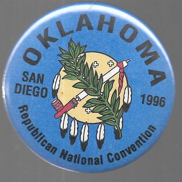 Dole Oklahoma 1995 Convention  Pin