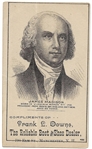James Madison Reliable Boot and Shoe Trade Card