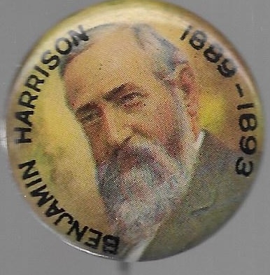 Benjamin Harrison St. Louis Button Presidential Set 