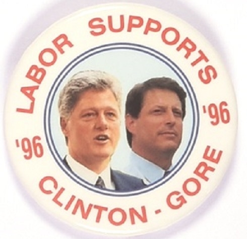 Labor Supports Clinton-Gore