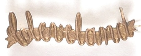 Cleveland Script Lettering Name Pin