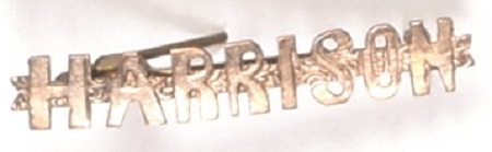 Harrison Smaller Brass Name Pin