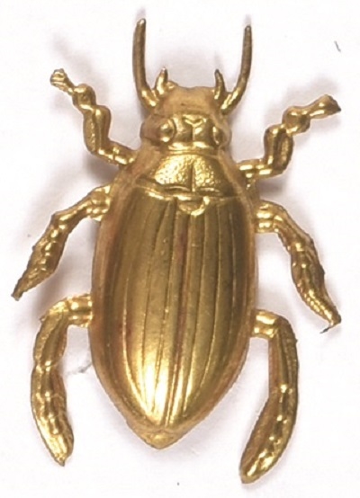 William McKinley Gold Bug Pin