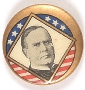 William McKinley Diamond Celluloid