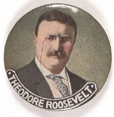 Theodore Roosevelt Multicolor Celluloid