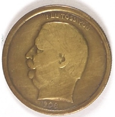 Taft/Bryan Gold Flipping Coin