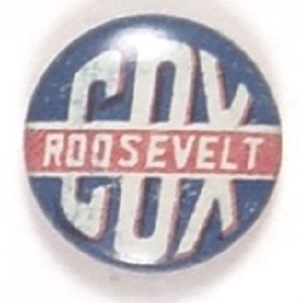 Cox, Roosevelt Blue Litho