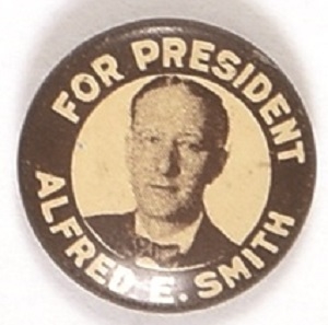 Alfred Smith for President Brown Litho