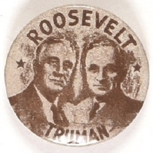 Roosevelt, Truman 1 Inch Jugate