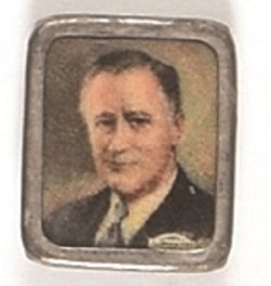 Franklin Roosevelt Small Color Pinback