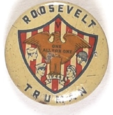 Roosevelt, Truman Scarce Eagle and Shield Litho