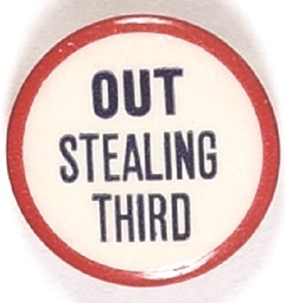 Out Stealing Third