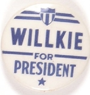 Willkie for President Different Design