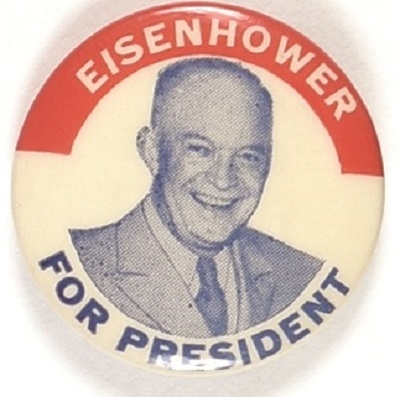 Eisenhower for President RWB Celluloid