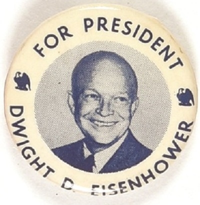 Eisenhower for President Eagles Pin
