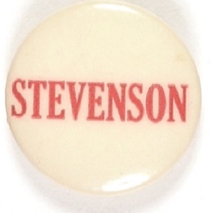 Stevenson Red and White Celluloid