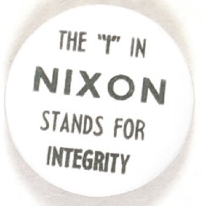 Richard Nixon Integrity Celluloid