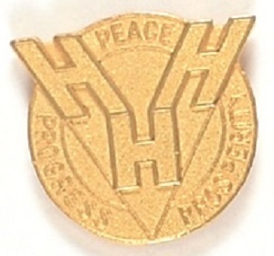 Humphrey HHH Peace Clutchback Pin