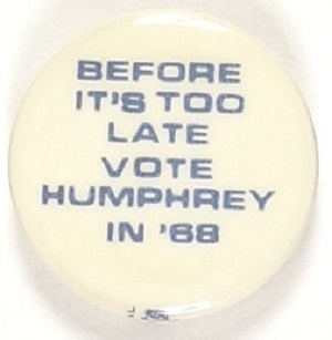 Humphrey Before Its Too Late
