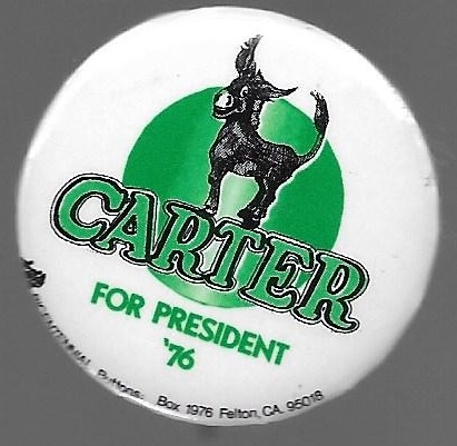 Carter for President Donkey Cartoon