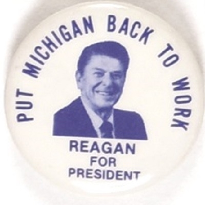 Reagan Put Michigan Back to Work
