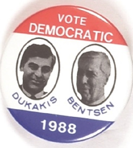 Dukakis, Bentsen Vote Democratic