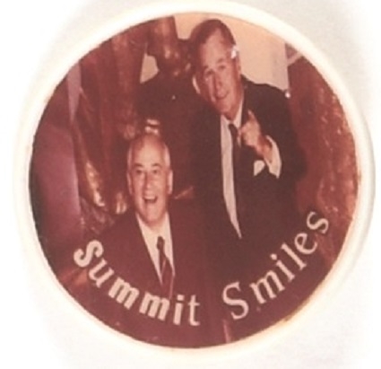 Bush, Gorbachev Summit Smiles