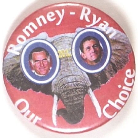 Romney, Ryan Our Choice Elephant Eyes