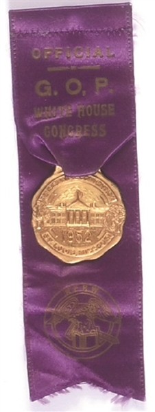 Eisenhower Republican Women Medal and Ribbon