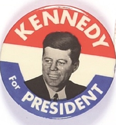 Kennedy for President RWB, Black Celluloid