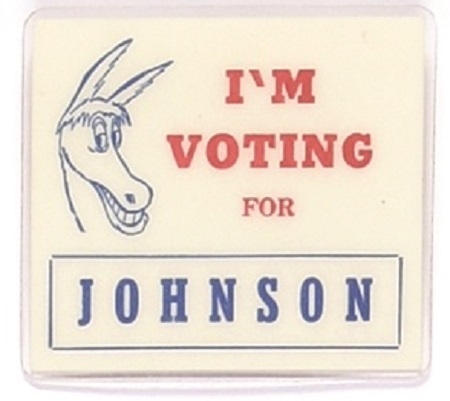 Im Voting for Johnson Laminated Badge