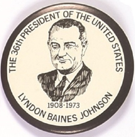Lyndon Johnson Memorial Pin