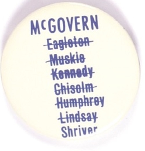McGovern Vice Presidents Blue Letters
