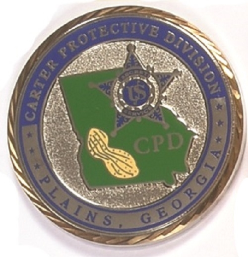 Carter Plains, Ga. Secret Service Medal