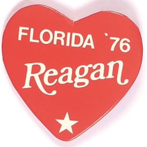 Reagan 1976 Florida Heart Pin