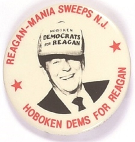 Reagan Hoboken, NJ, Pin