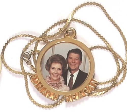 Ron and Nancy Reagan Necklace