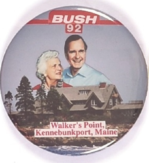 George and Barbara Bush Kennebunkport Celluloid