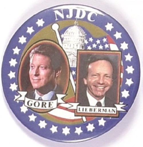 Gore, Lieberman NJDC Jugate Version 1