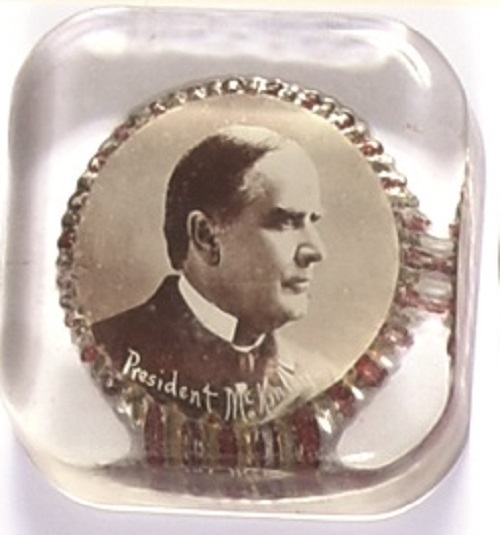 McKinley Glass Paperweight