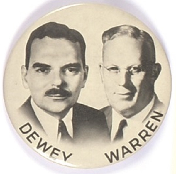 Dewey and Warren Large Celluloid Jugate