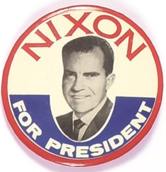 Nixon for President 1960 Celluloid