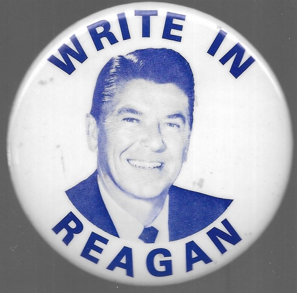 Write in Reagan