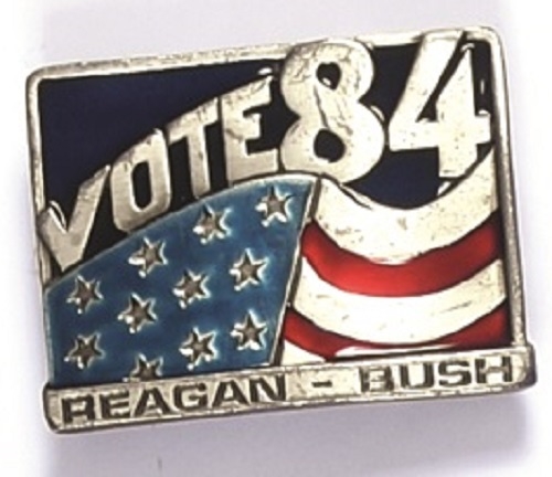 Reagan Vote 84 Belt Buckle