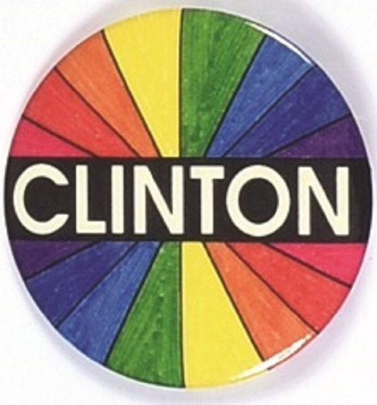 Clinton Colorful Glow in Dark Pin