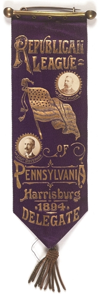 Hastings, Lyon 1894 Pennsylvania Ribbon