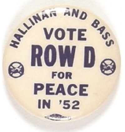 Hallinan and Bass for Peace