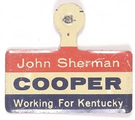 John Sherman Cooper Kentucky Tab